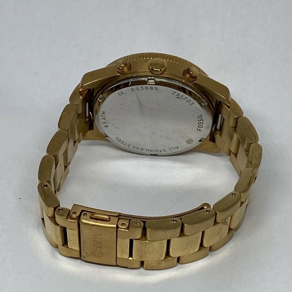 Fossil Perfect Boyfriend ES3885 Womens Stainless S - Picture 10 of 12